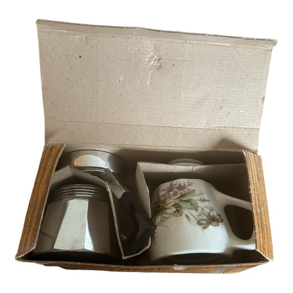 Vintage Gemelli Porcelain Espresso Coffee Maker - Picture 7 of 8